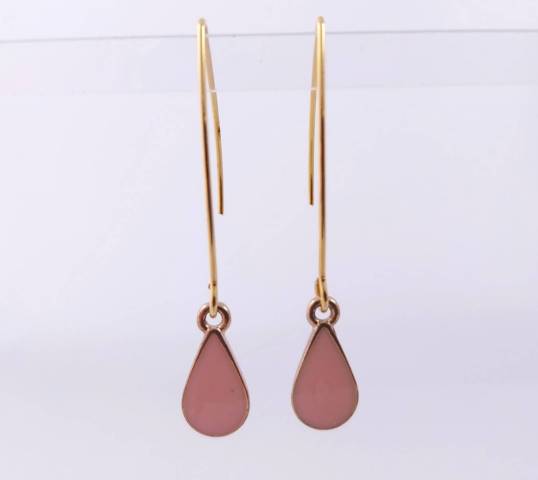 Boucles d'oreilles Rose